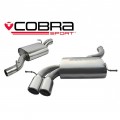 AU42 Cobra sport Audi A3 (8P) 2.0 TFSI Quattro (3 Door) 2004-12 Cat Back Exhaust (Resonated)